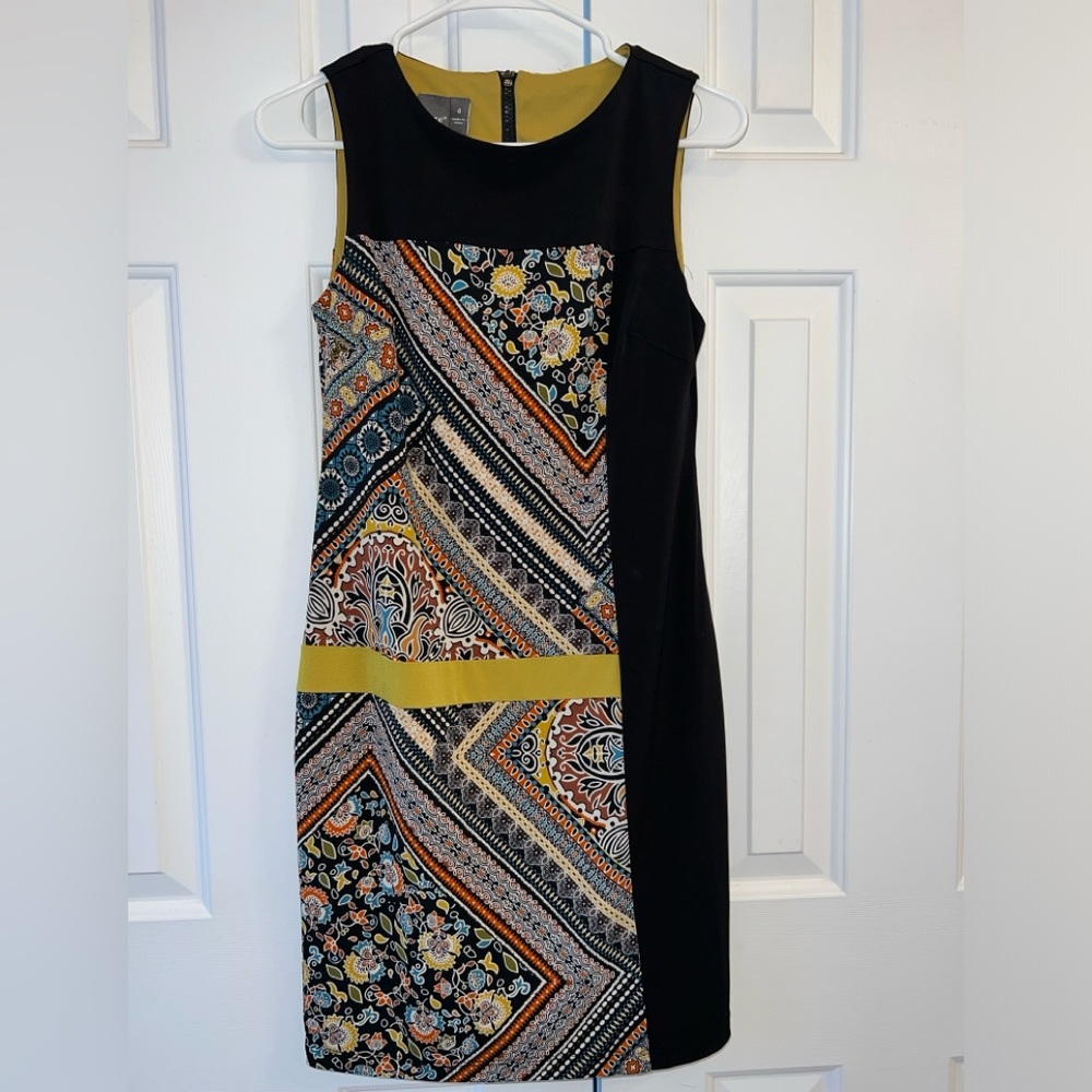 Black mini dress